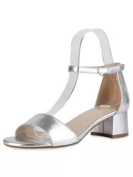 Сандалии на плоской подошве VAN HILL Klassische Sandaletten Allison, серебряный