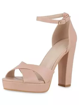 Сандалии на плоской подошве VAN HILL Plateau Sandaletten Ashley, розовый