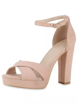 Сандалии на плоской подошве VAN HILL Plateau Sandaletten Arabella, розовый