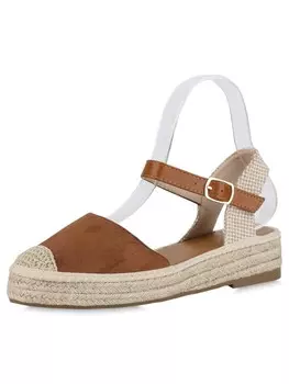 Сандалии на плоской подошве VAN HILL Plateau Sandaletten Evelyn, коричневый