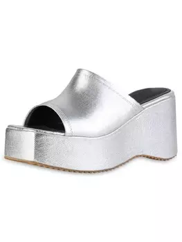 Сандалии на плоской подошве VAN HILL Plateau Sandaletten Allison, серебряный