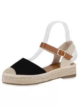 Сандалии на плоской подошве VAN HILL Plateau Sandaletten Evelyn, черный