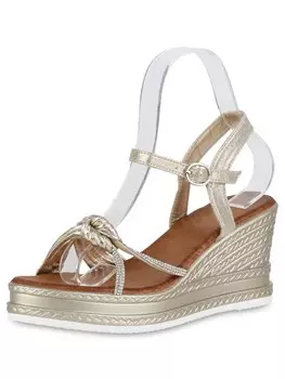 Сандалии на плоской подошве VAN HILL Plateau Sandaletten Elizabeth, золотой