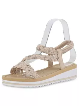 Сандалии на плоской подошве VAN HILL Riemchensandaletten Anna, бежевый