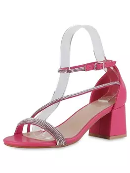 Сандалии на плоской подошве VAN HILL Riemchensandaletten Emily, фуксия