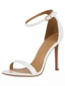 Сандалии на плоской подошве VAN HILL Riemchensandaletten Aurora, цвет weiss lack