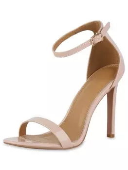 Сандалии на плоской подошве VAN HILL Riemchensandaletten Aurora, цвет nude
