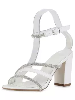 Сандалии на плоской подошве VAN HILL Riemchensandaletten Serenity, белый