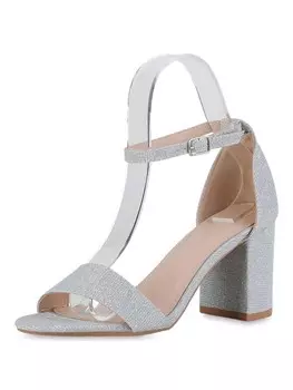Сандалии на плоской подошве VAN HILL Riemchensandaletten Seraphina, серебряный