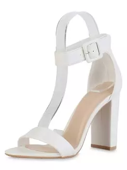 Сандалии на плоской подошве VAN HILL Riemchensandaletten Scarlett, белый