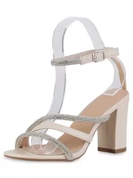 Сандалии на плоской подошве VAN HILL Riemchensandaletten Serenity, бежевый