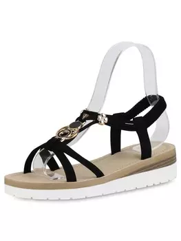 Сандалии на плоской подошве VAN HILL Riemchensandaletten Aria, черный