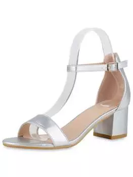 Сандалии на плоской подошве VAN HILL, серебряный