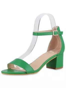 Сандалии на плоской подошве VAN HILL, зеленый