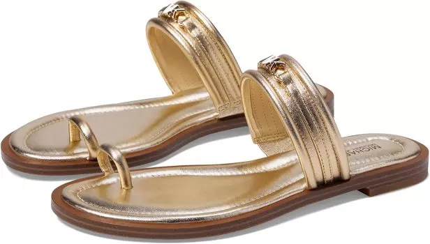 Сандалии на плоской подошве Veronica Flat Sandal MICHAEL Michael Kors, цвет Pale Gold