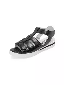 Сандалии на плоской подошве VITAFORM Hirschleder Sandaletten, цвет anthrazit/metallic