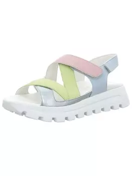 Сандалии на плоской подошве WALDLUFER, разноцветный