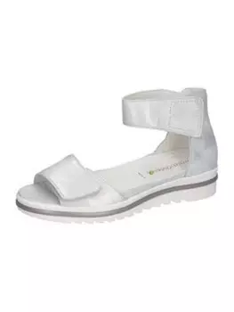 Сандалии на плоской подошве WALDLUFER, серебряный