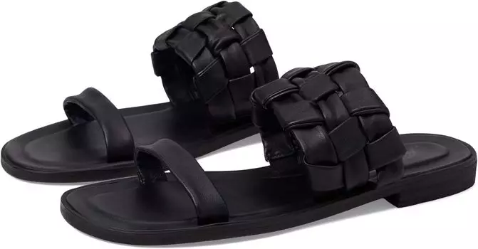 Сандалии на плоской подошве Woven River Sandal Free People, черный