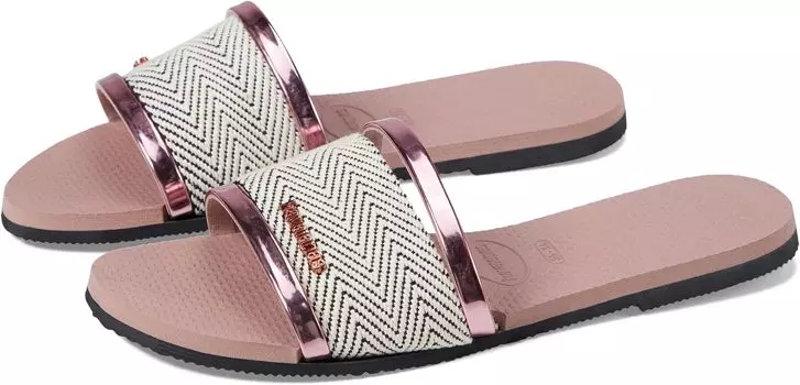 Сандалии на плоской подошве You Trancoso Premium Flip Flop Sandal Havaianas, цвет Crocus Rose