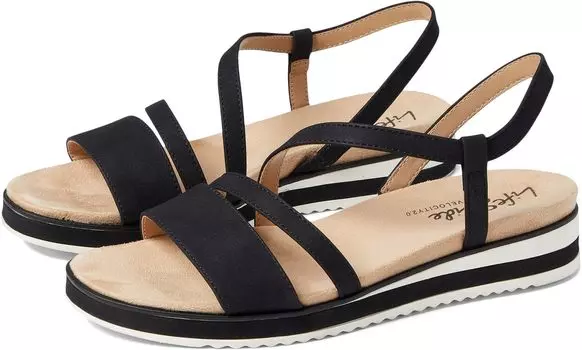 Сандалии на плоской подошве Zoe LifeStride, черный