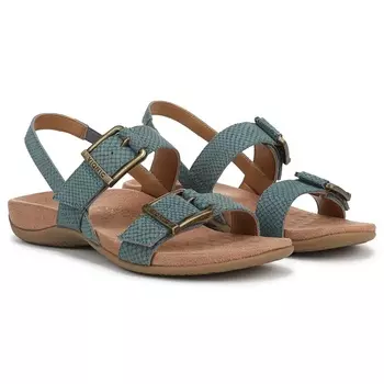 Сандалии на ремешке Reese Vionic, bodega blue leather