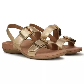 Сандалии на ремешке Reese Vionic, gold metallic leather