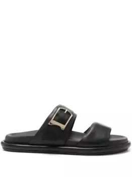 Сандалии на резиновой подошве Santoni, черный