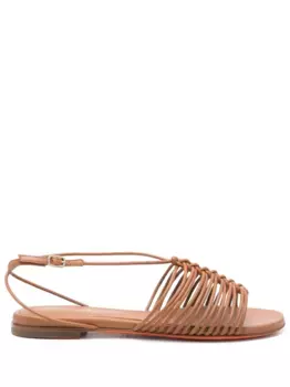 Сандалии на резиновой подошве Santoni, коричневый