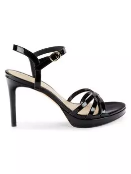 Сандалии на шпильке Starla на платформе Stuart Weitzman, черный