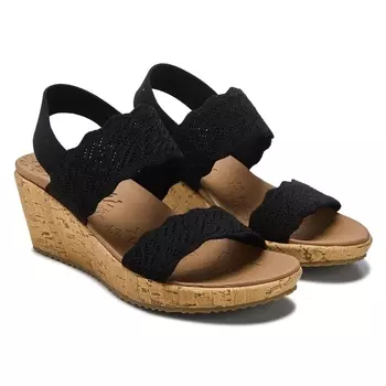 Сандалии на танкетке Beverlee timeless touch от Skechers, black