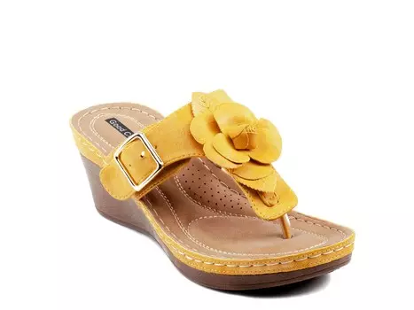 Сандалии на танкетке Good Choice Flora, желтый