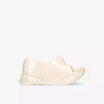 Сандалии на танкетке из резины Marshmallow Givenchy, белый