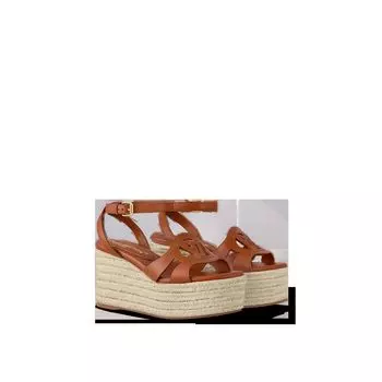 Сандалии на танкетке LV Isola Louis Vuitton, коричневый