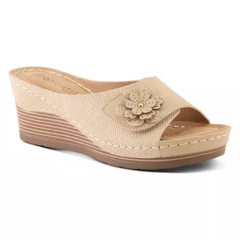 Сандалии на танкетке Mahan slide от Patrizia, beige