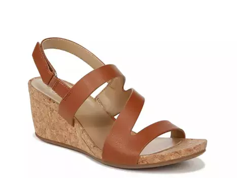 Сандалии на танкетке Naturalizer Adria, коричневые