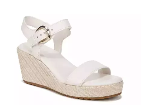 Сандалии на танкетке Naturalizer Stella Espadrille, белые