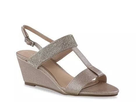 Сандалии на танкетке Paradox London Jacey, шампанское