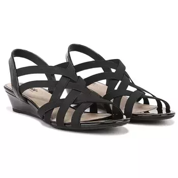 Сандалии на танкетке с ремешками Yung Lifestride, черный