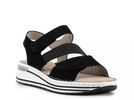 Сандалии на танкетке Santiago Ara, черный