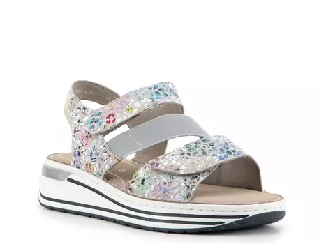 Сандалии на танкетке Santiago Ara, мультиколор