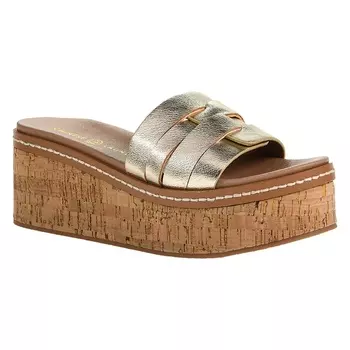 Сандалии на танкетке Serenna Chinese Laundry, gold