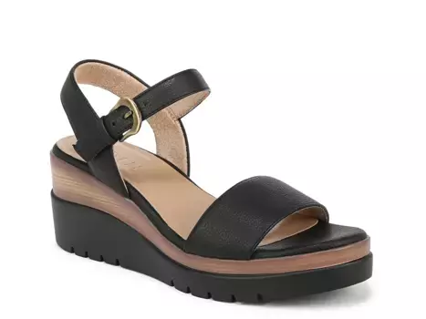 Сандалии на танкетке SOUL Naturalizer Graciela, черные
