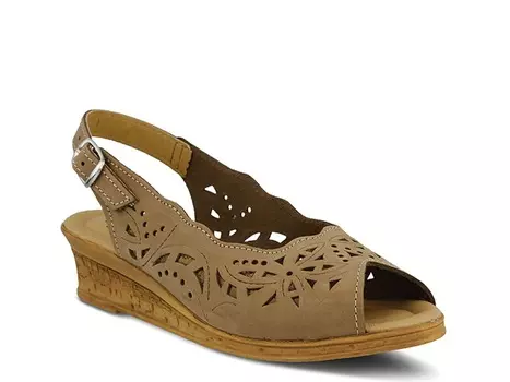 Сандалии на танкетке Spring Step Orella, бежевый