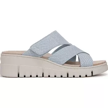 Сандалии на танкетке Uptown sunset wedge sandal Vionic, blue mist nubuck