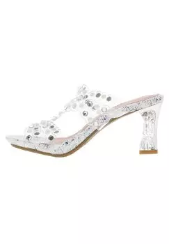 Сандалии на высоком каблуке NU PIEDS LAURA VITA, цвет blanc