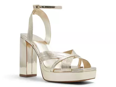 Сандалии Nadie Platform Sandal Aldo, золотой/металлик