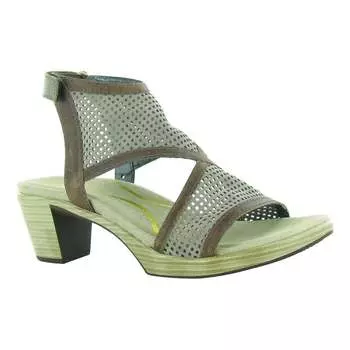 Сандалии Naot из каменно-коричневого нубука/седло-коричневого цвета Yaleet