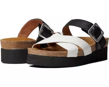 Сандалии Naot Juliette, цвет Soft White Leather/Soft Black Leather