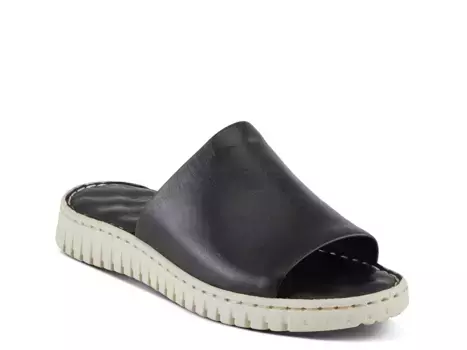 Сандалии Nappa Slip-On Spring Step, черный